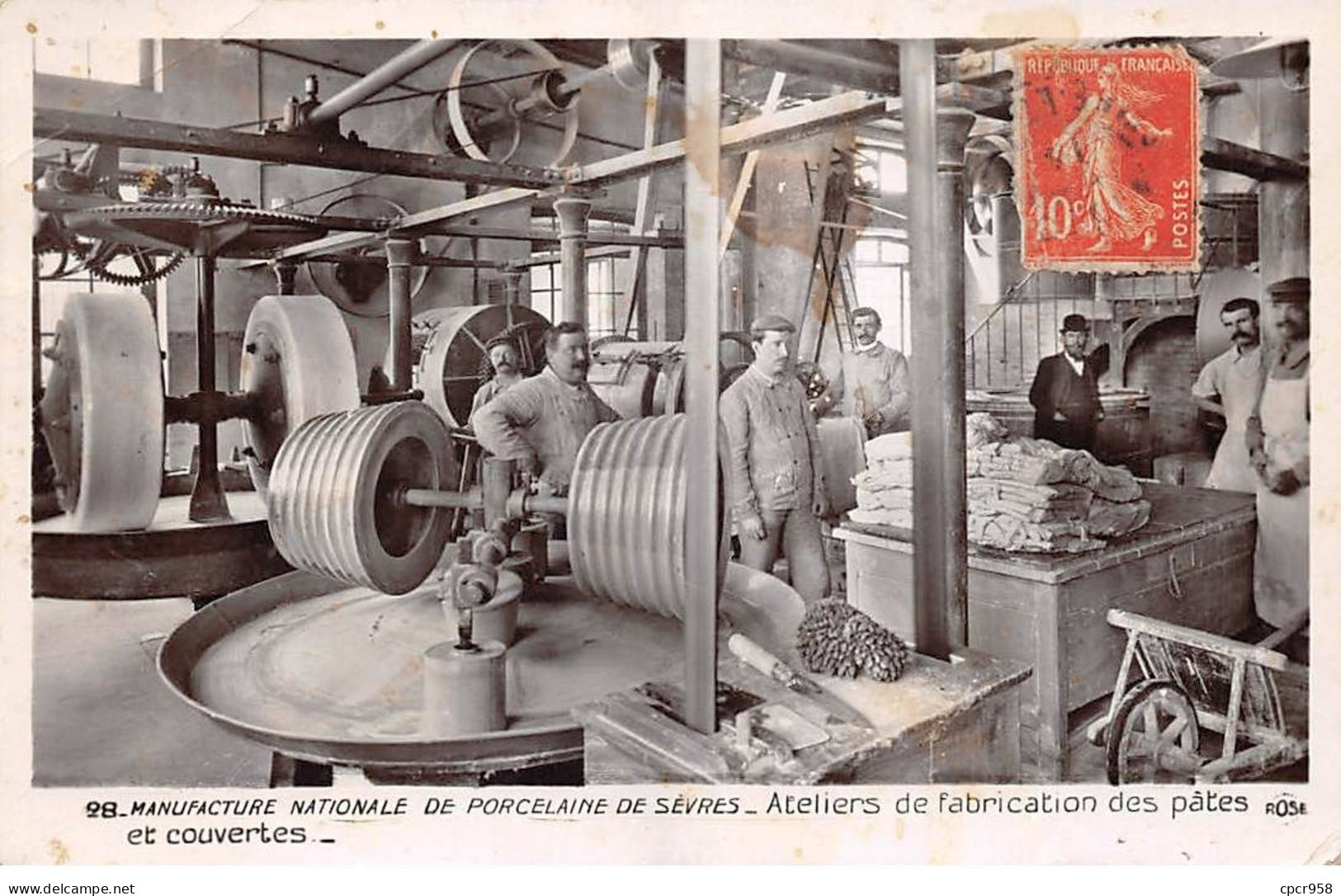 92 - SEVRES - SAN67628 - Manufacture Nationale De Porcelaine - Ateliers De Fabrication Des Pâtes Et Couvertes - Métier - Sevres