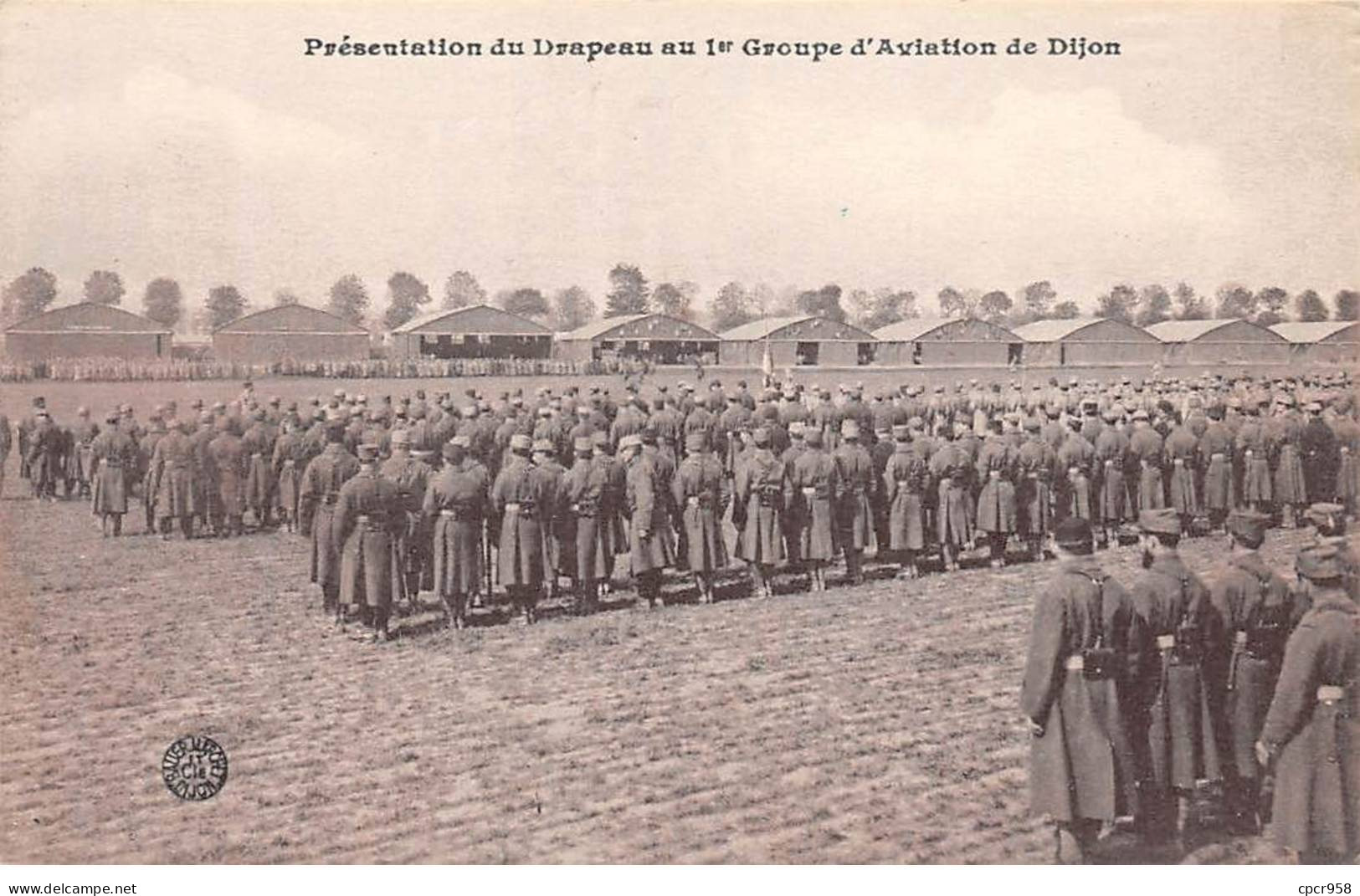 21 - DIJON - SAN66644 - Présentation Du Drapeau Au 1er Groupe D'Aviation - Dijon