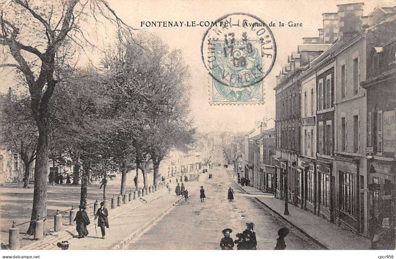 85 - FONTENAY LE COMTE - SAN67557 - Avenue De La Gare - Fontenay Le Comte