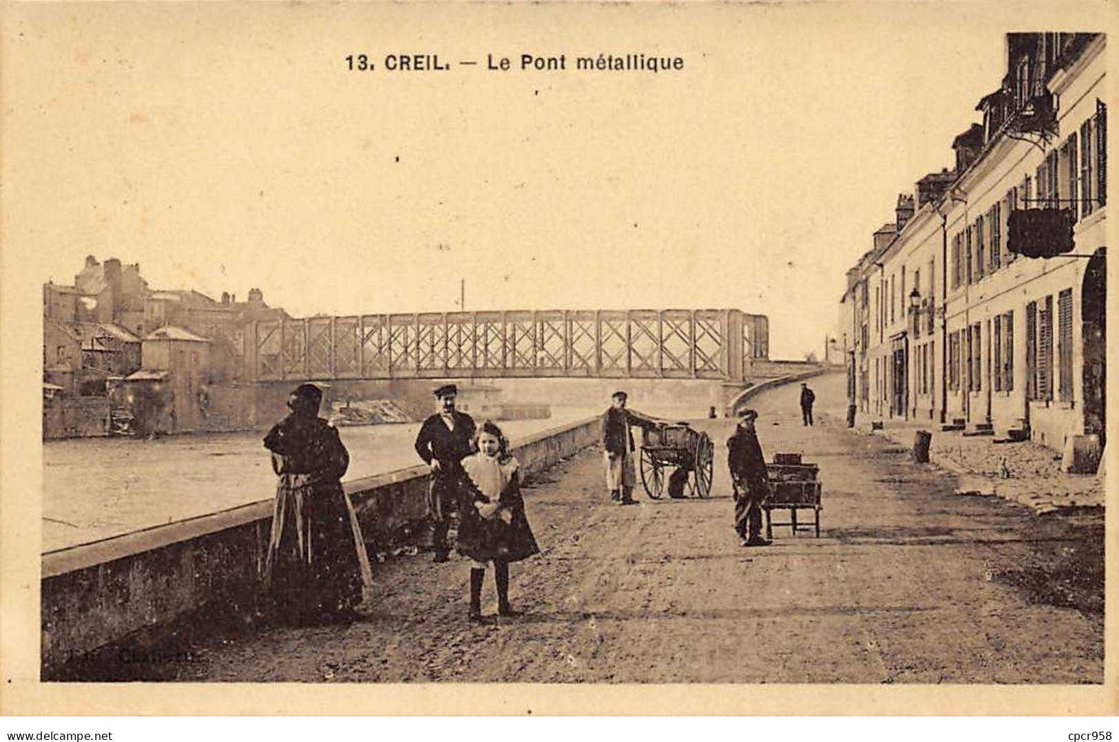 60 - CREIL - SAN66998 - Le Pont Métallique - Creil