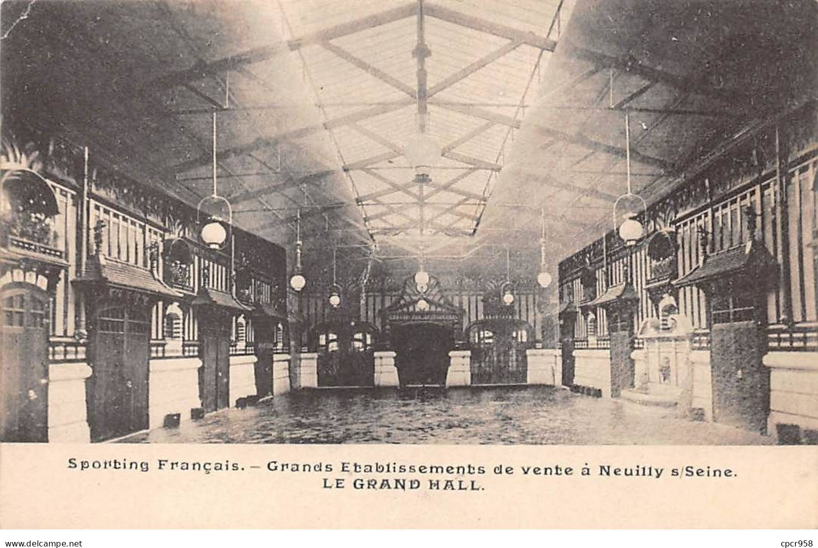 92 - NEUILLY SUR SEINE - SAN67685 - Sporting Français - Grands Etablissements De Vente - Le Gand Hall - Neuilly Sur Seine