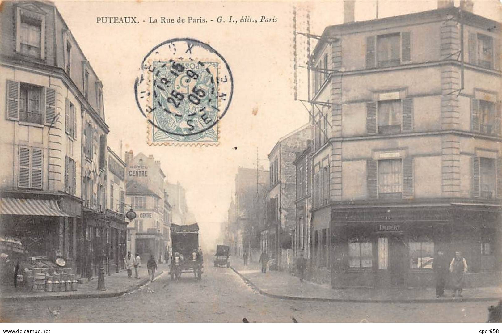 92 - PUTEAUX - SAN67655 - La Rue De Paris - Puteaux