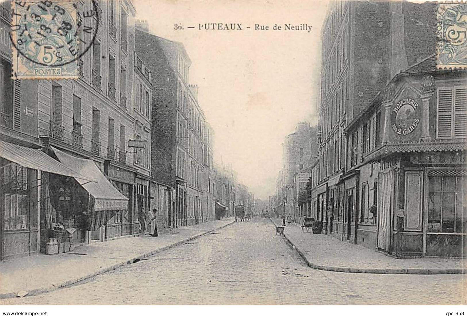 92 - PUTEAUX - SAN67654 - Rue De Neuilly - En L'état - Puteaux