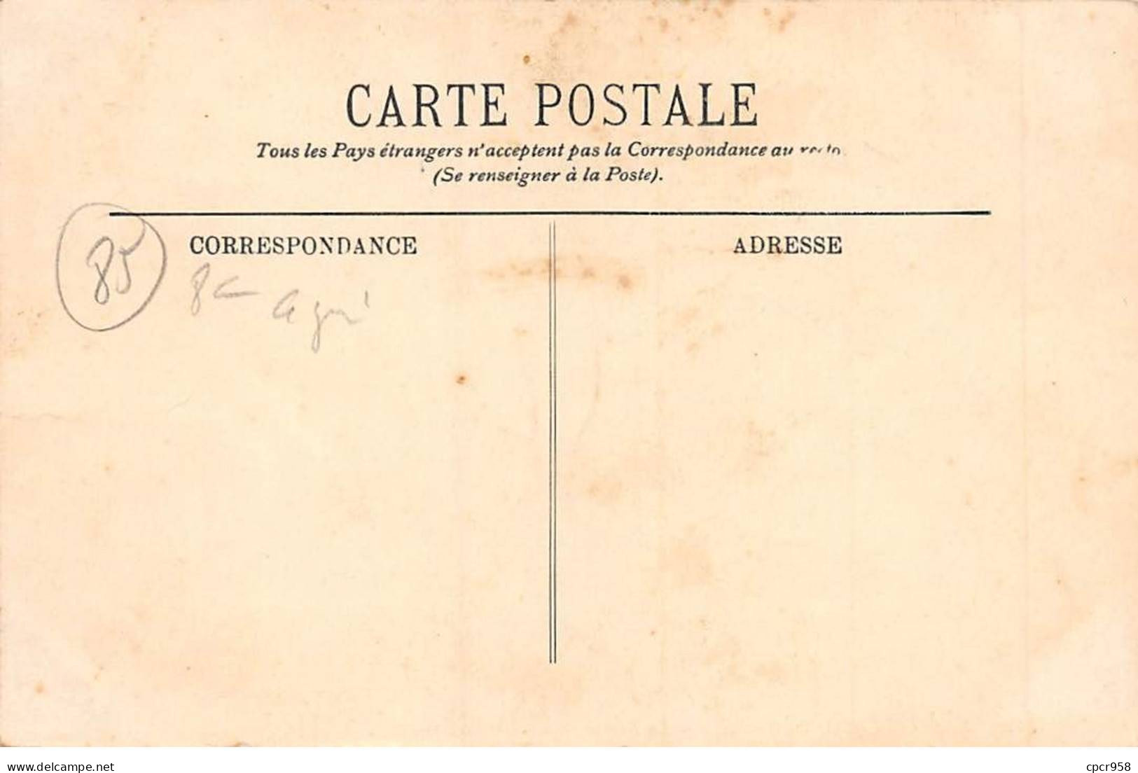 85 - LES SABLES D OLONNE - SAN67520 - Le Remuage Des Sardinières - Agriculture - Sables D'Olonne