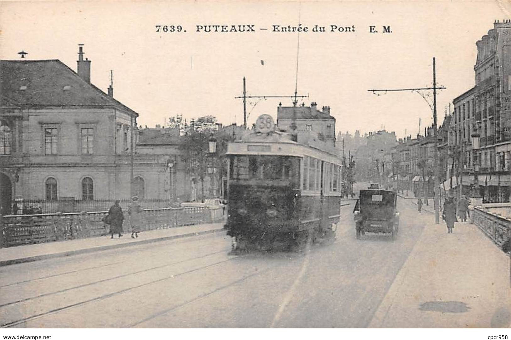 92 - PUTEAUX - SAN67652 - Entrée Du Pont - Train - Puteaux