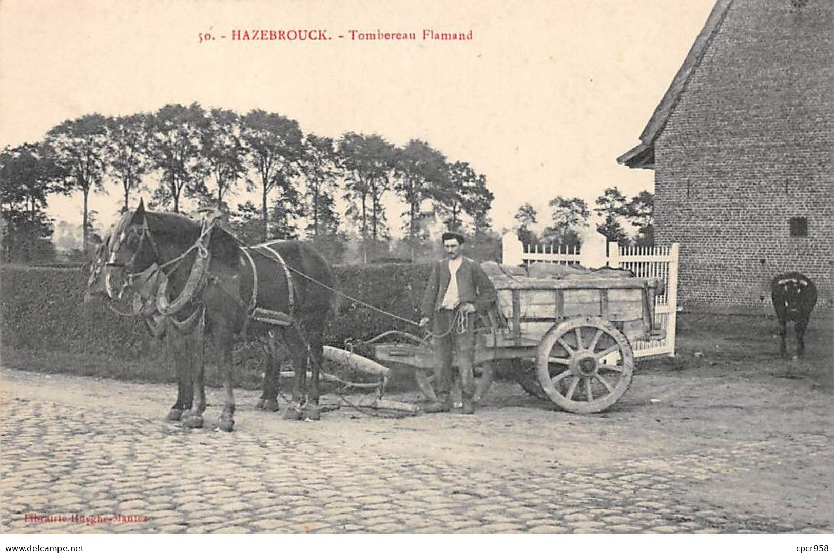 59 - HAZEBROUCK - SAN66887 - Tombereau Flamand - Métier - Hazebrouck