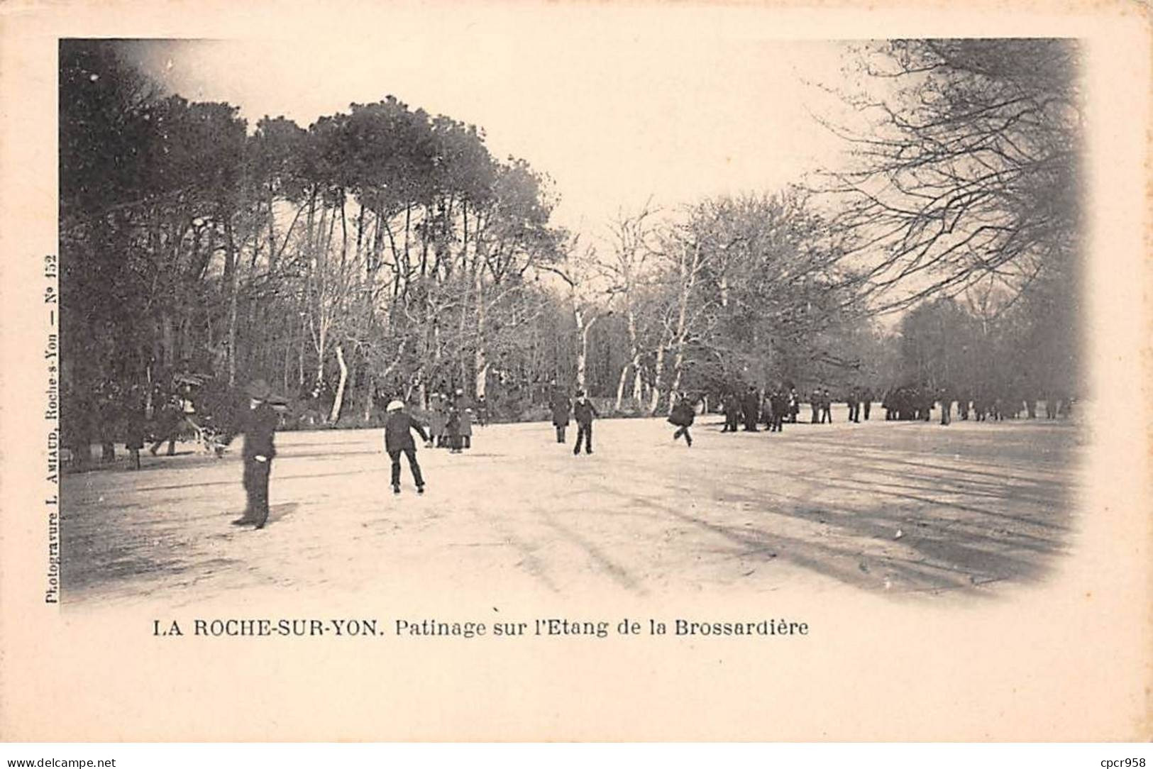 85 - LA ROCHE SUR YON - SAN67532 - Patinage Sur L'Etang De La Brossardière - La Roche Sur Yon