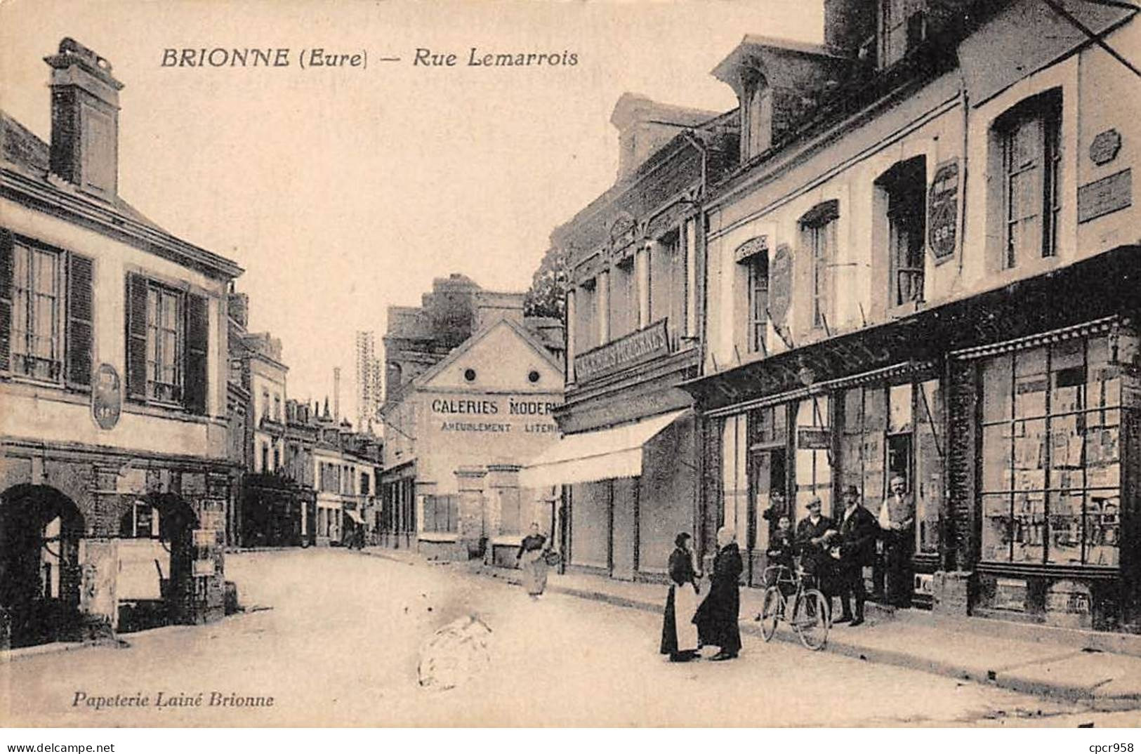 27 - BRIONNE - SAN66685 - Rue Lemarrois - Other & Unclassified