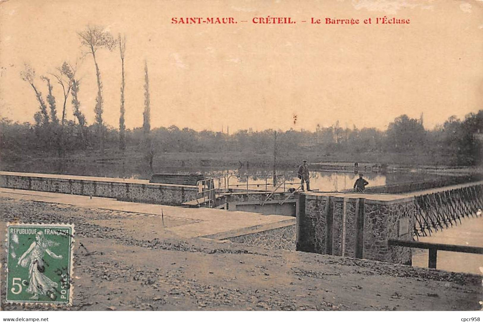 94 - SAINT MAUR - SAN67755 - Le Barrage Et L'Ecluse - Saint Maur Des Fosses