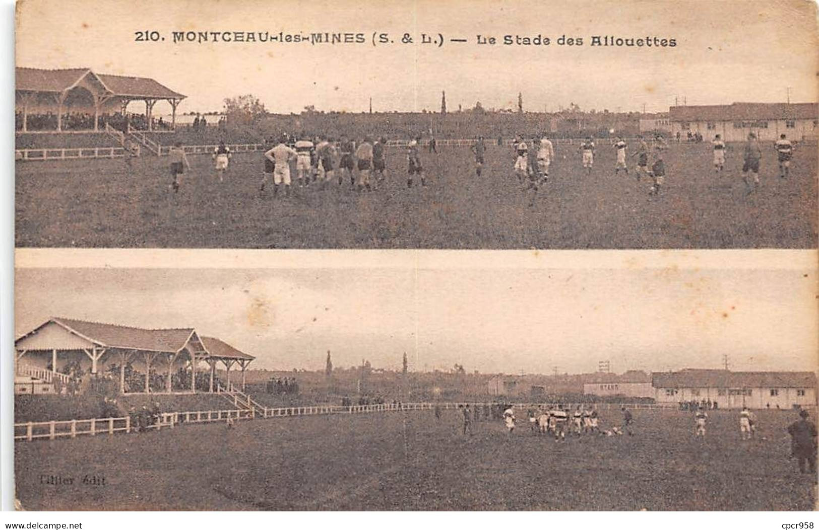 71 - MONTCEAU LES MINES - SAN67157 - Le Stade Des Alouettes - Montceau Les Mines