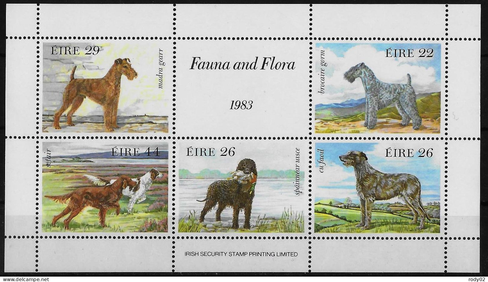 IRLANDE - CHIENS - BF 4 - NEUF** MNH - Dogs