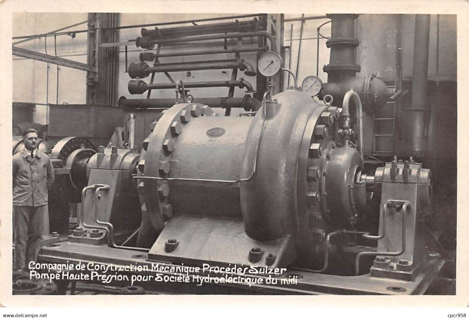 93 - N°89577 - SAINT-DENIS - Compagnie De Construction Mécanique Procédés Sulzer - Pompe Auto Pression - Carte Photo - Saint Denis