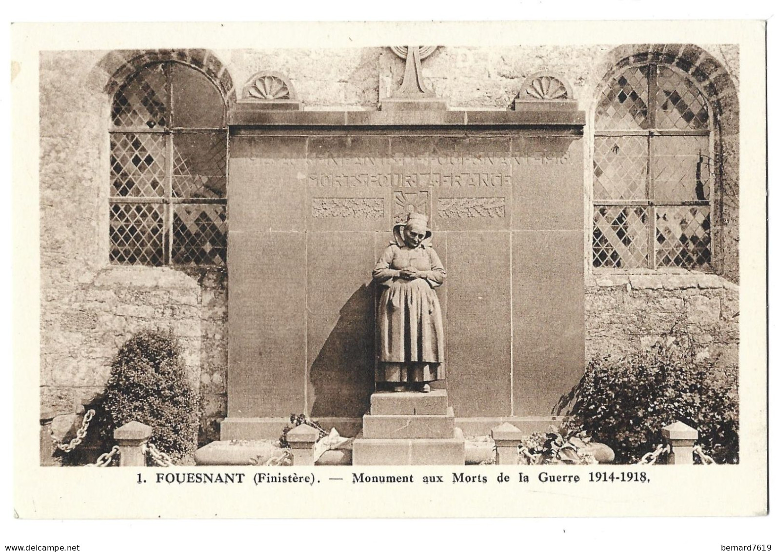 29 Fouesnant - Monument Aux Morts De La Guerre 1914 - 1918 - Fouesnant