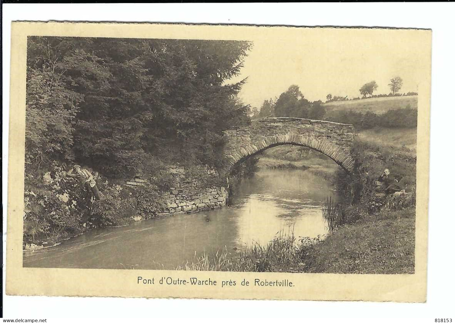 Pont D'Outre-Warche Près De Robertville 1929 - Waimes - Weismes