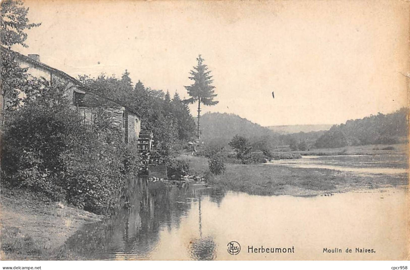 Belgique - N°89300 - HERBEUMONT - Moulin De Naives - Roue à Eau - Herbeumont