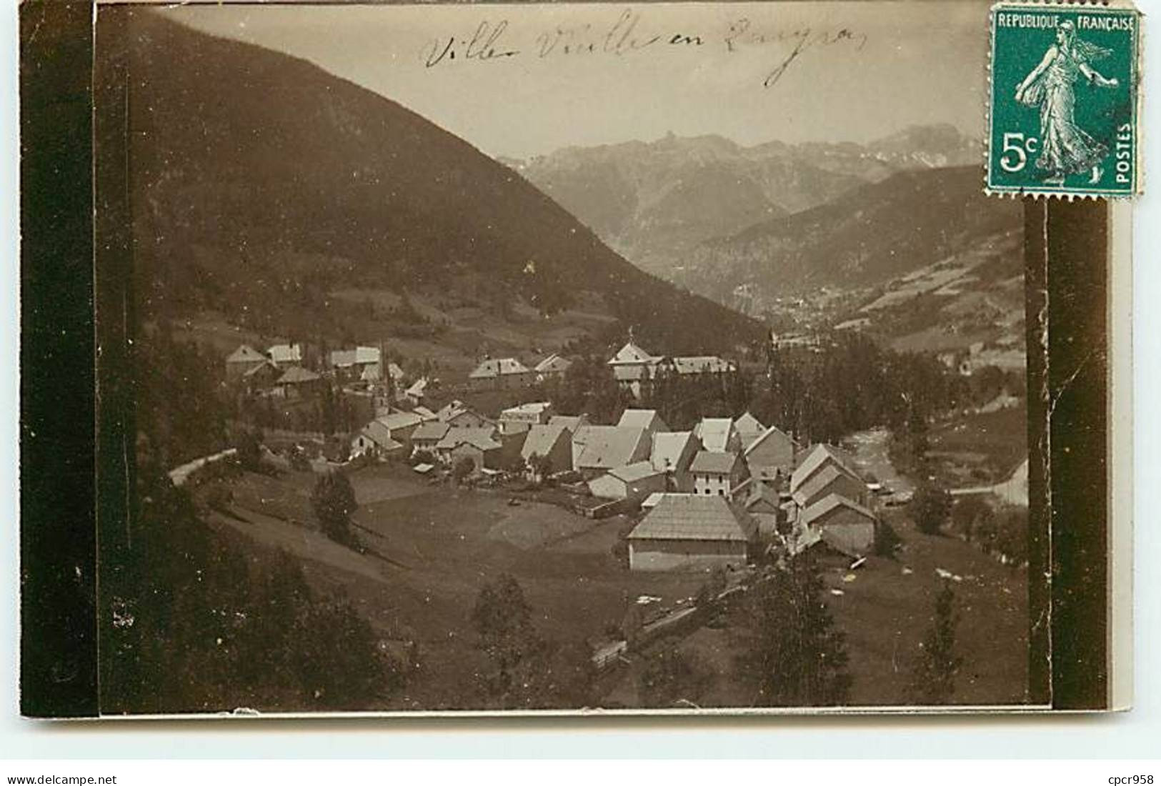 05.04 - N°88386 - VILLE VIEILLE Commune De Val De Chalvagne - Vue Générale Aérienne - Carte Photo - Otros & Sin Clasificación