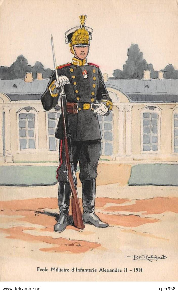 Militaire - N°88985 - P.V. Robiquet - Armée Russe N°8 - Ecoles Militaires - Ecole Militaire D'Infanterie Alexandre II - Uniformen