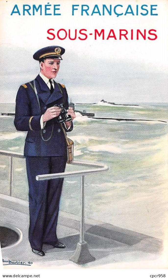 Militaire - N°88952 - Paul Barbier - Armée Française Sous-Marins - Uniforms