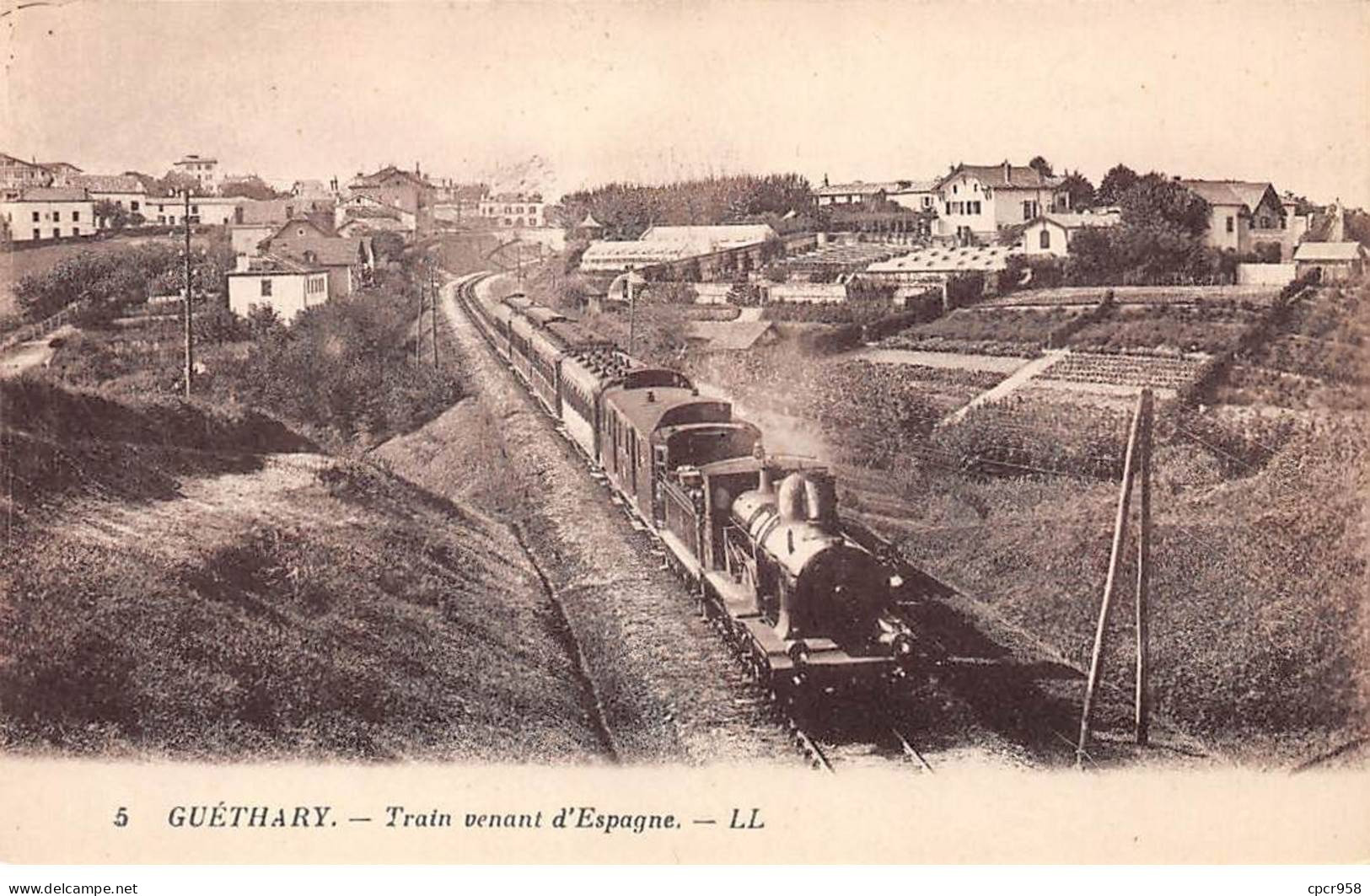 64 - GUETHARY - SAN65543 - Train Venant D'Espagne - Guethary