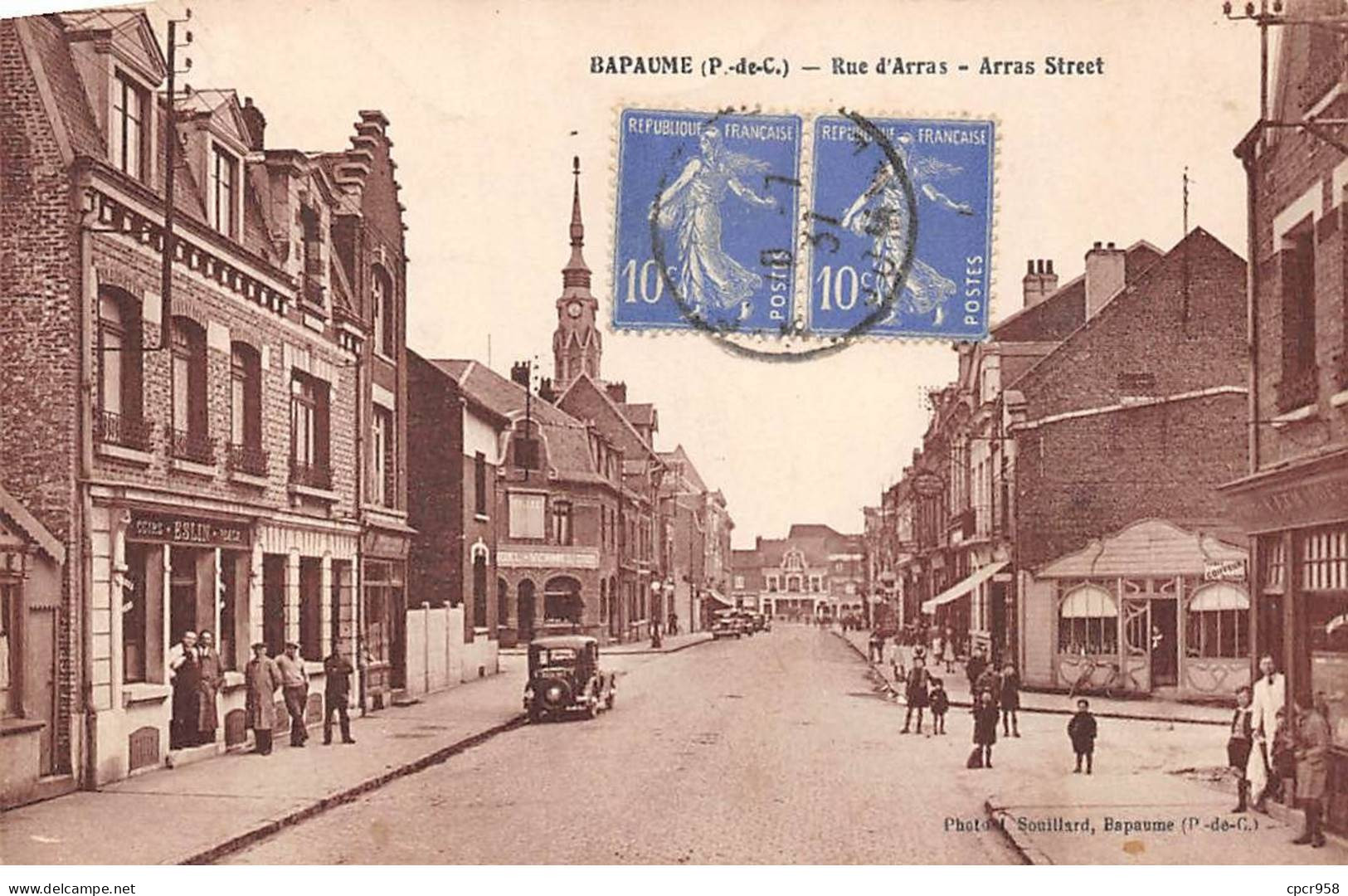 62 - BAPAUME - SAN65533 - Rue D'Arras - Bapaume