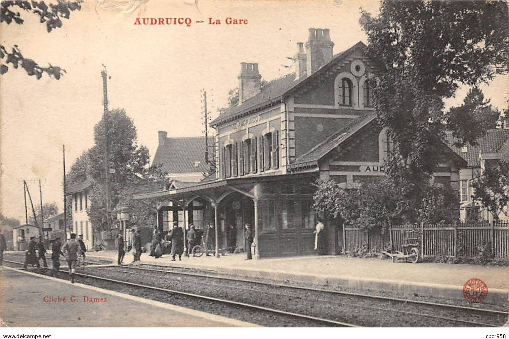 62 - AUDRUICQ - SAN65493 - La Gare - Audruicq