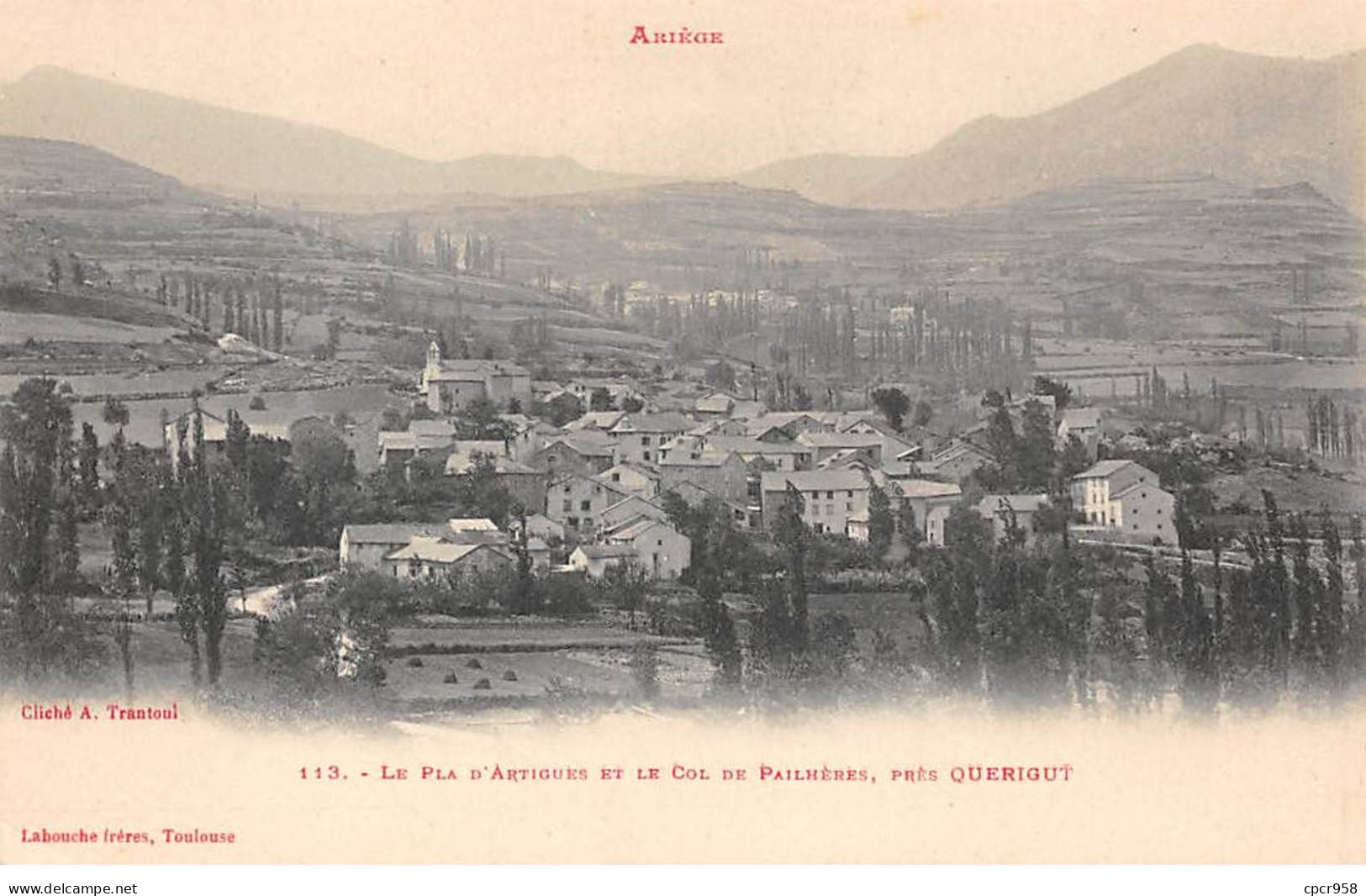 09 - ARTIGUES - SAN65193 - Le Pla D'Artigues Et Le Col De Pailhères - Près Quergut - Altri & Non Classificati