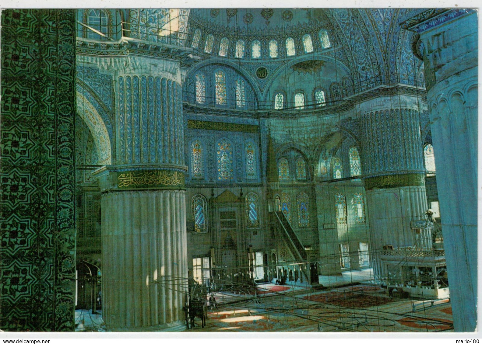 ISTAMBUL   INTERIOR  OF THE  BLUE  MOSQUE   (NUOVA) - Turkije