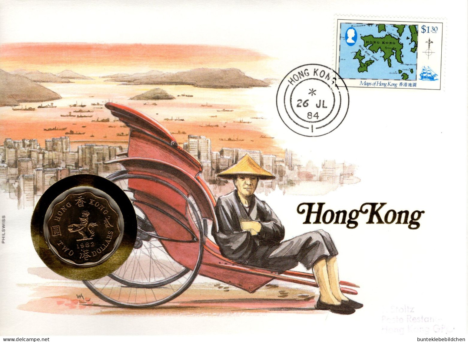 Numisbrief - Hongkong - Hongkong