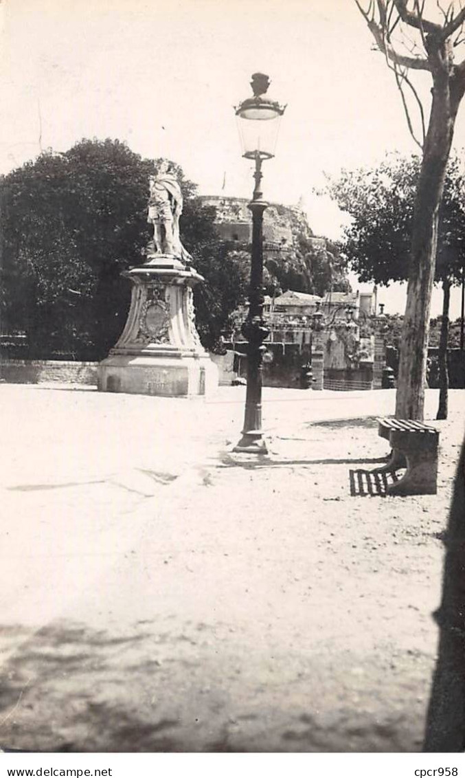 Grece- N°90157 - Statue De Schulenburg à Corfou - Carte Photo - Greece