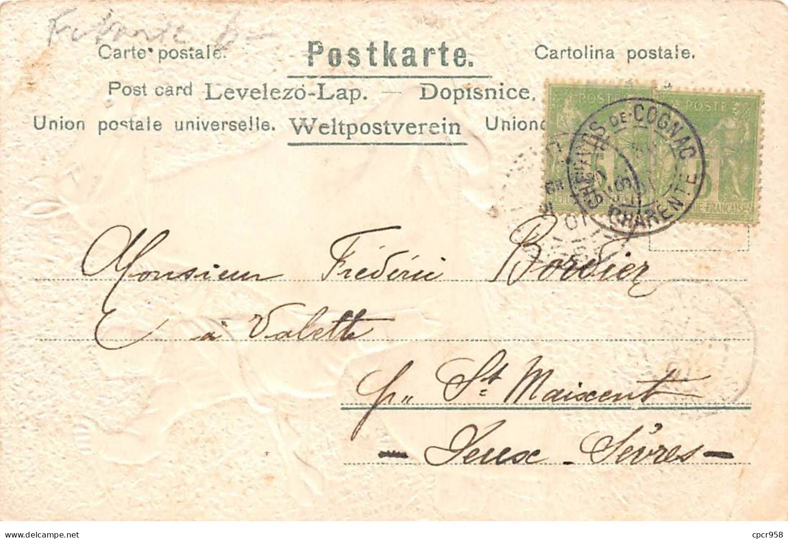 Fantaisie - N°90103 - Heyer - Jockey Sur Son Cheval - Carte Gaufrée - Other & Unclassified