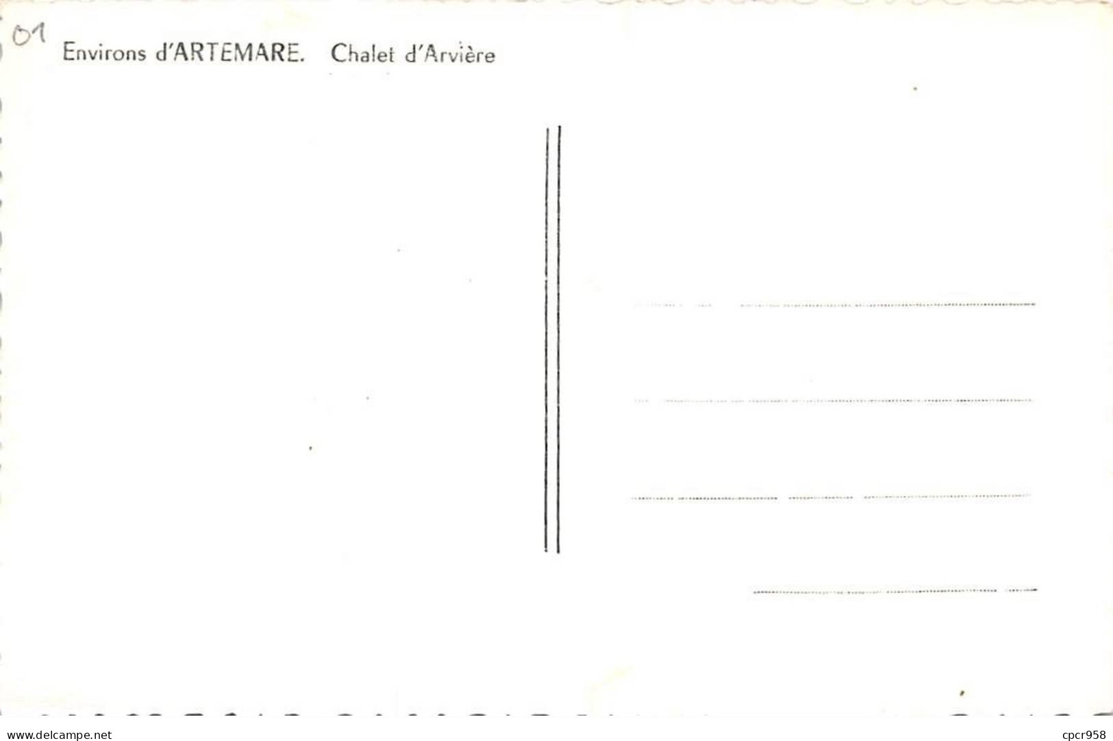 01. San67785 . Environs D'Artemare. Chalet D'Arvière . N°   . Edition  . Cpsm 9X14 Cm . - Non Classificati