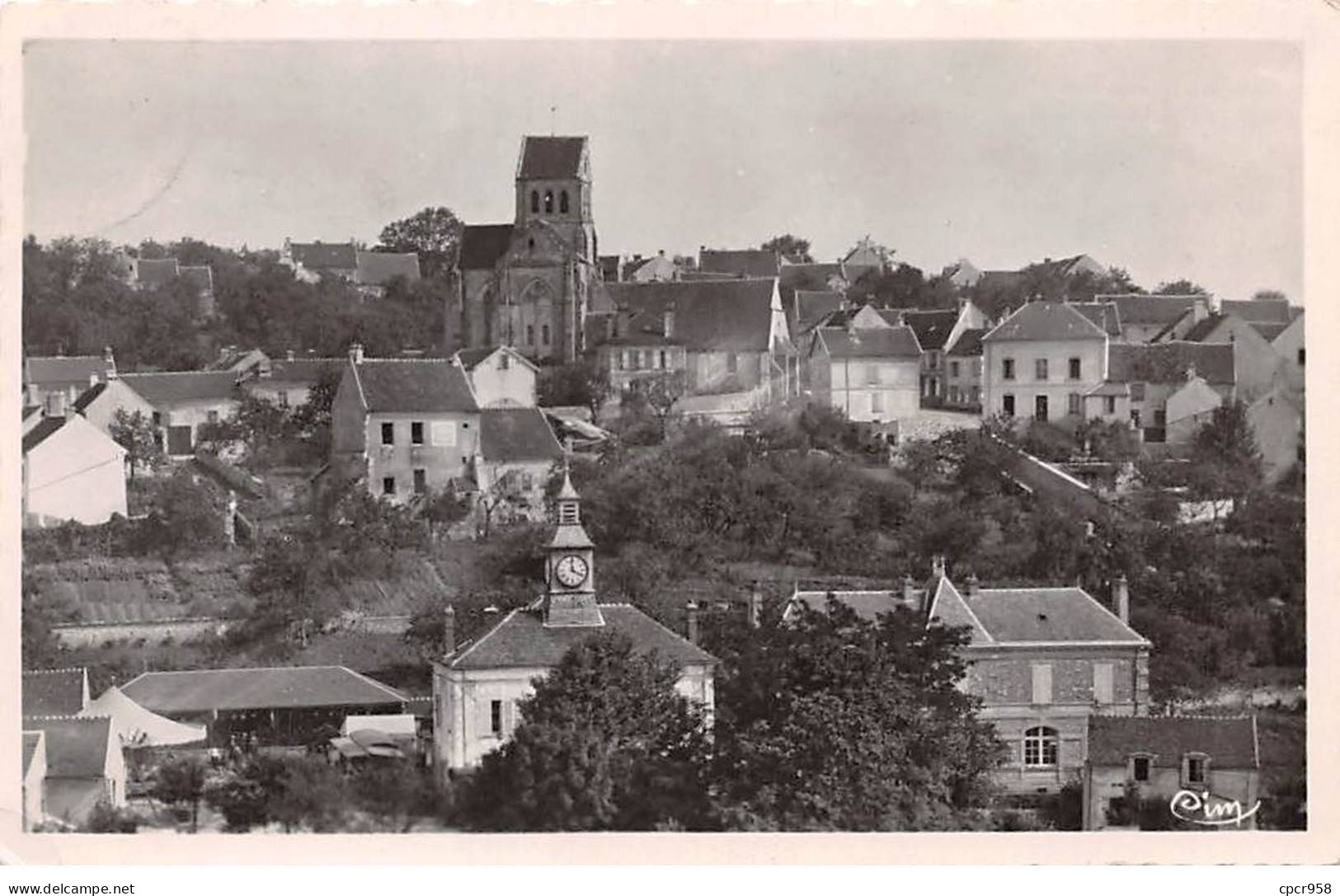 02. San67807. Montreuil Aux Lions. Vue Sur L'hotel De Ville Et Quartier De L'eglise. N°. Edition Combier. Cpsm 9X14 Cm . - Otros & Sin Clasificación