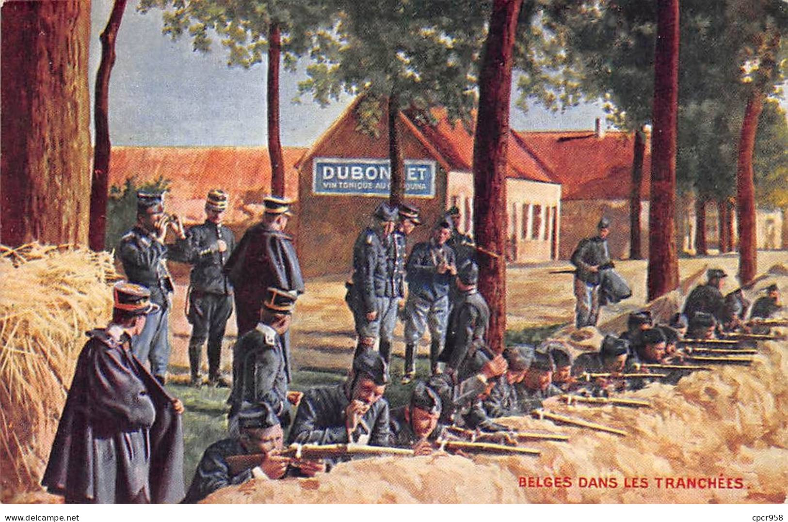 Publicité - N°90046 - Dubonnet - Belges Dans Les Tranchées - Publicidad