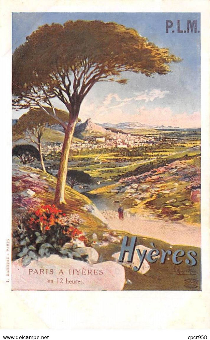 Publicité - N°90023 - Chemins De Fer P.L.M. - Hyères - Publicidad