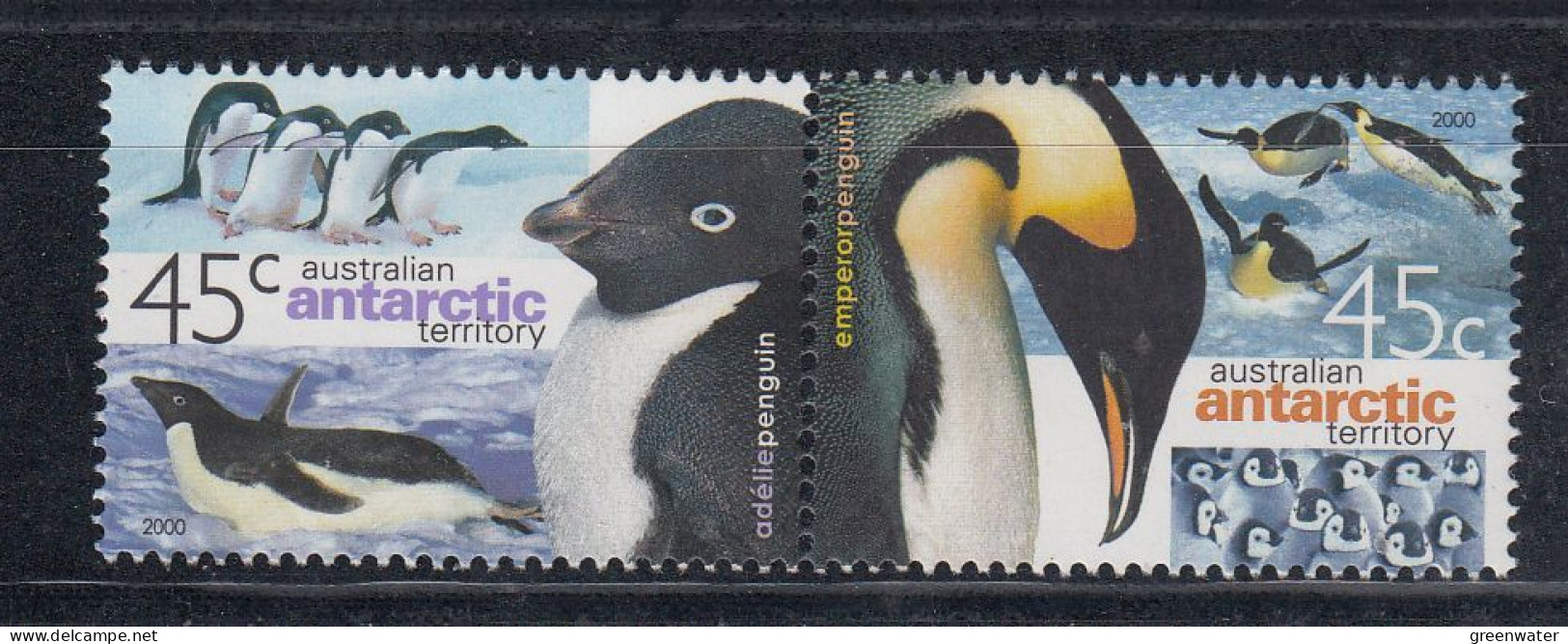 AAT 2000  Penguins 2v  ** Mnh (59643) ROCK BOTTOM - Unused Stamps
