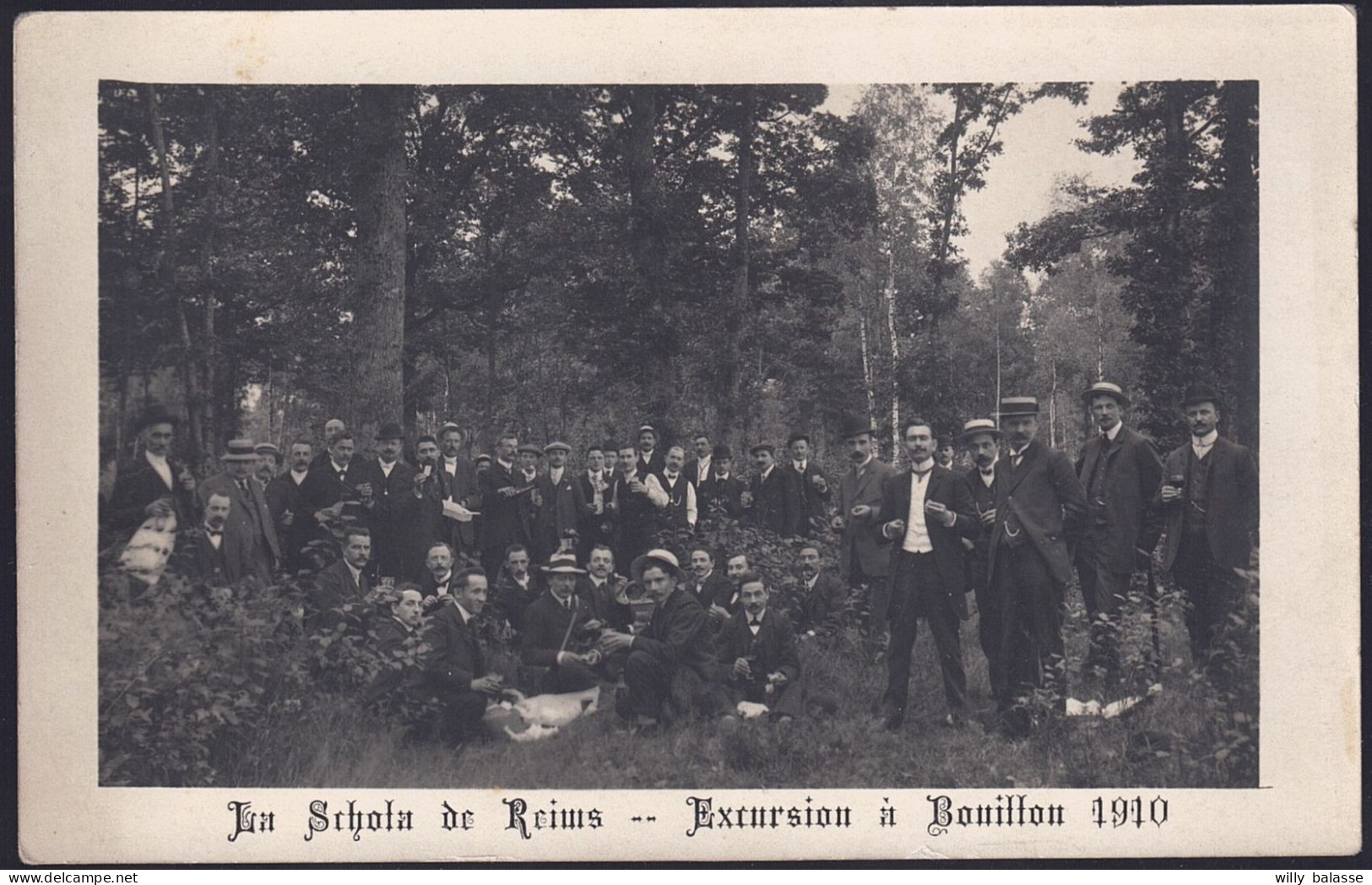 +++ CPA - Excursion à BOUILLON 1910 - La Schota De REIMS  // - Bouillon