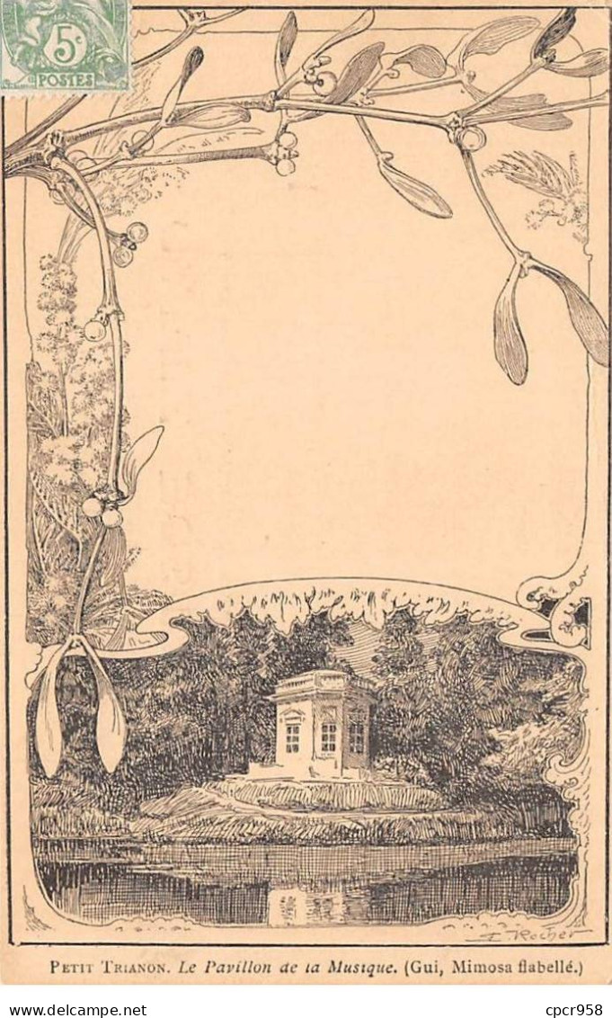 Illustrateur - N°89731 - Art Nouveau - Petit Trianon - Le Pavillon De La Musique - Autres & Non Classés