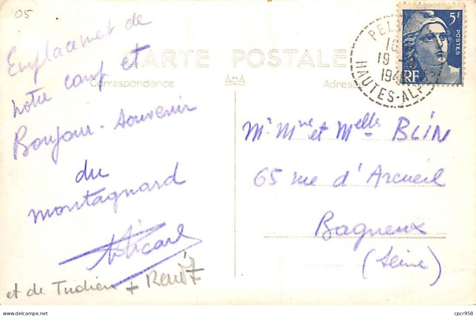 05. San67847. Chalet Hotel à Ailefroide. N°8412.3. Edition. Gep. Cpsm 9X14 Cm. - Other & Unclassified