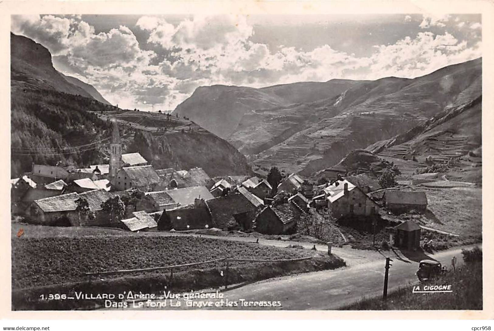 05. San67848. Villard D'arene. Vue Générale. Grave Et Les Terrasses. N°1.396. Edition La Cigogne . Cpsm 9X14 Cm. - Sonstige & Ohne Zuordnung