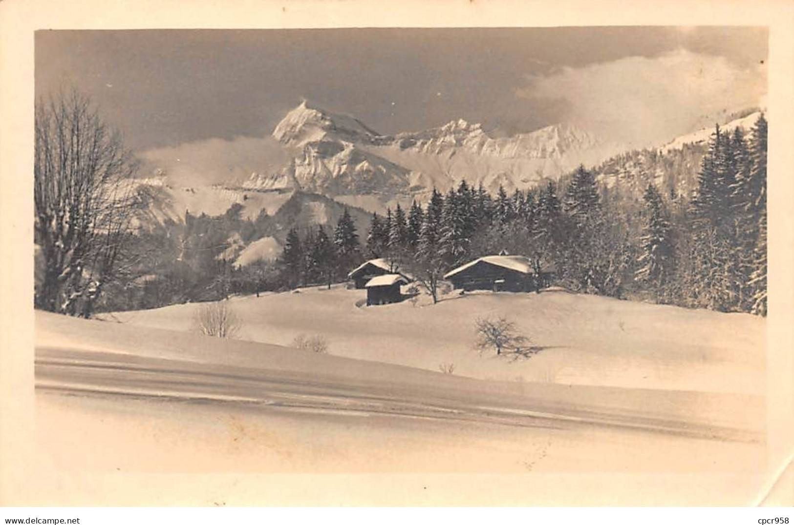 73 - N°90470 - CREST-VOLAND - Ses Environs - Chalets Sous La Neige - Carte Photo - Sonstige & Ohne Zuordnung