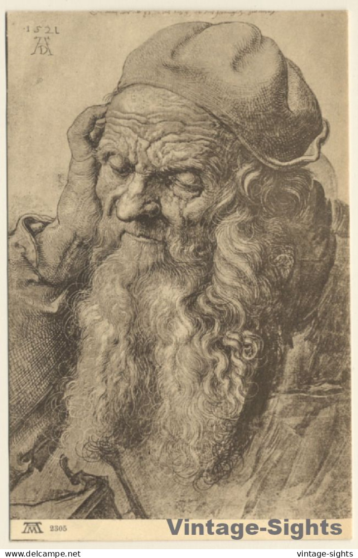 Albrecht Dürer: Old Man Of 93 Years (Vintage Artist PC 1908) - Autres & Non Classés