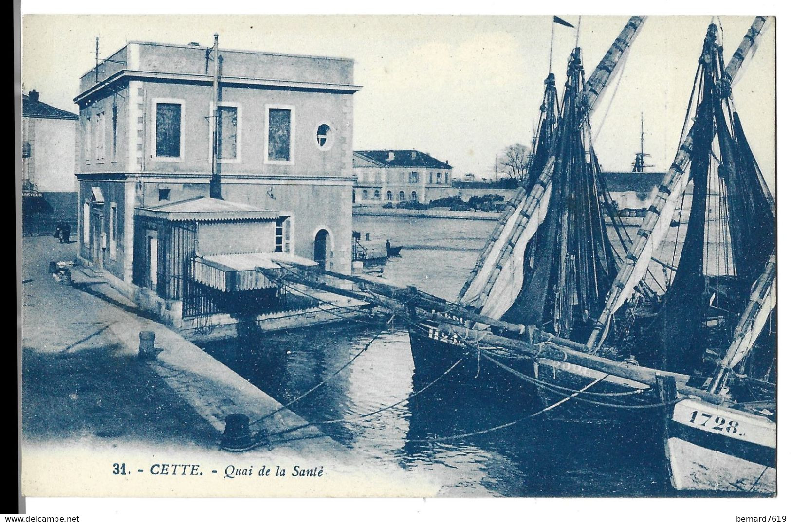 34   Sete - Cette - Quai De La Sante - Sete (Cette)