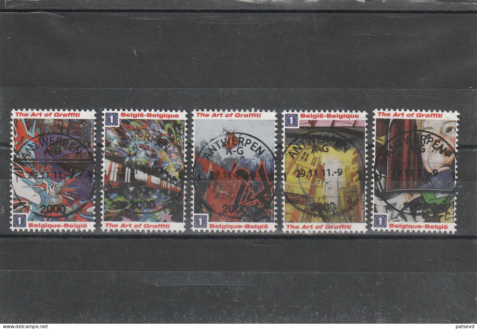 4125/4129 Graffiti Oblit/gestp Centrale - Used Stamps