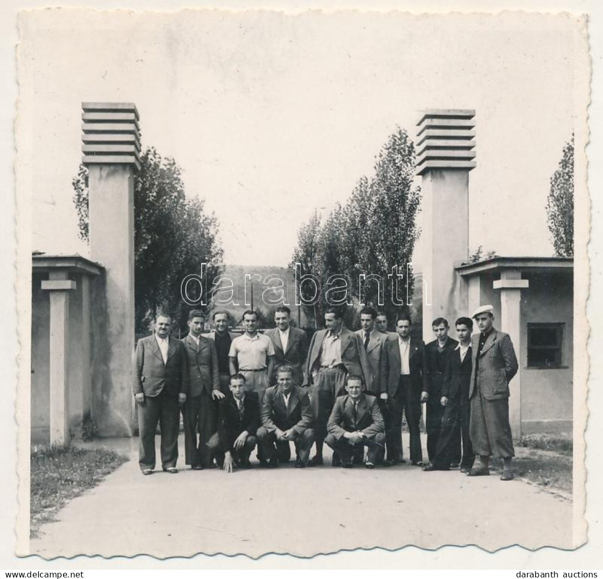 * T2/T3 1939 Petrozsény, Petrosani; RIPENSIA Temesvár Labdarúgó Csapat, Focisták / Ripensia Timisoara Football Team. Pho - Non Classés