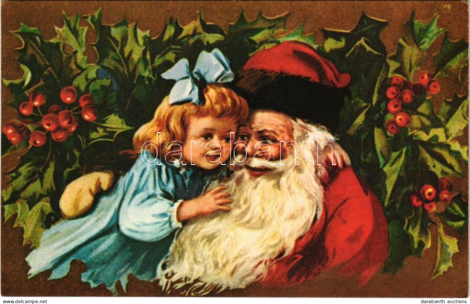 ** T2/T3 Mikulás üdvözlőlap / Saint Nicholas Greeting Card - Ohne Zuordnung