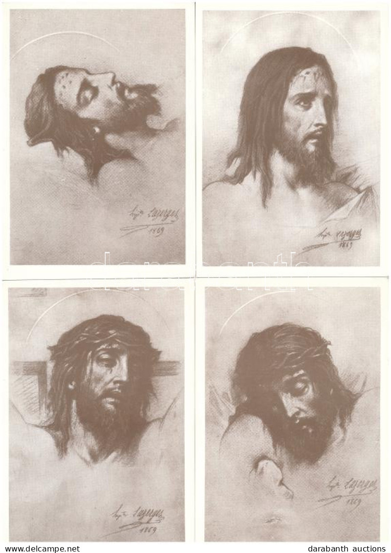 ** 16 MODERN The Holy Face In The Way Of The Cross Serie S: Lazerges 1869 - Zonder Classificatie