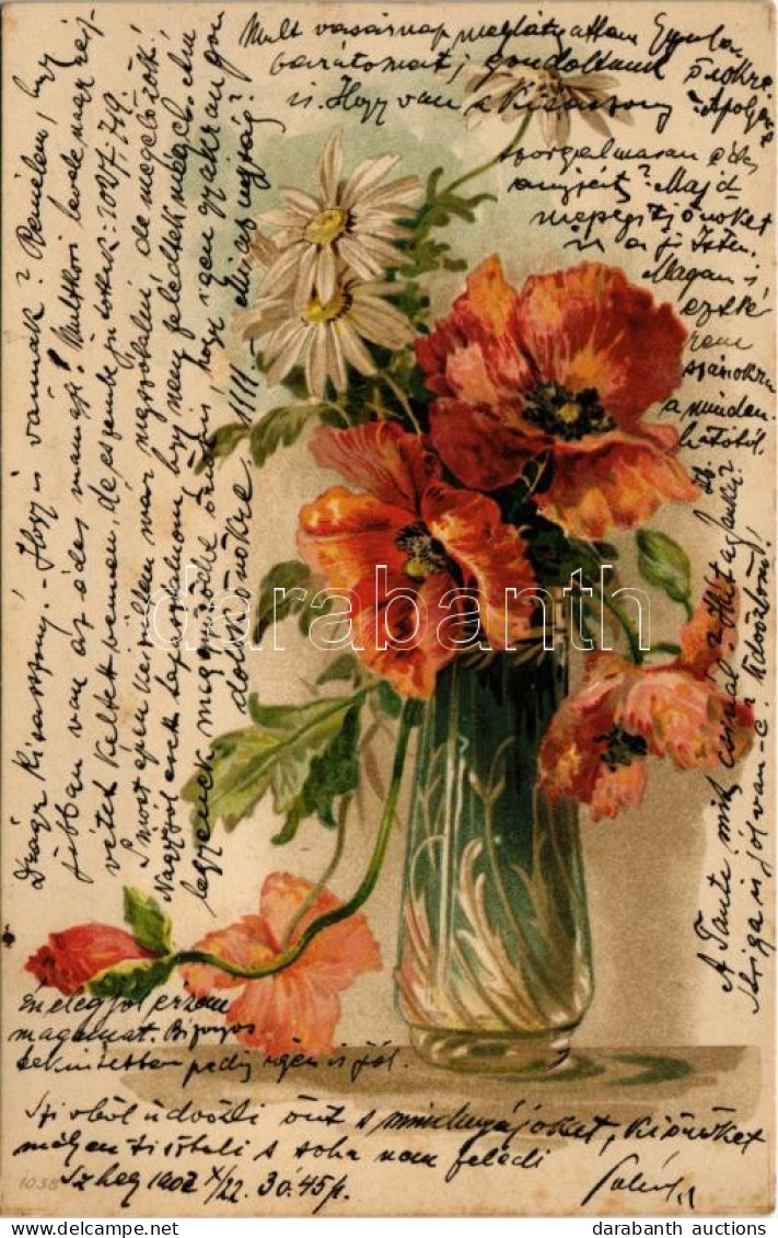 T2/T3 1902 Virágok / Flowers. Litho (fl) - Sin Clasificación