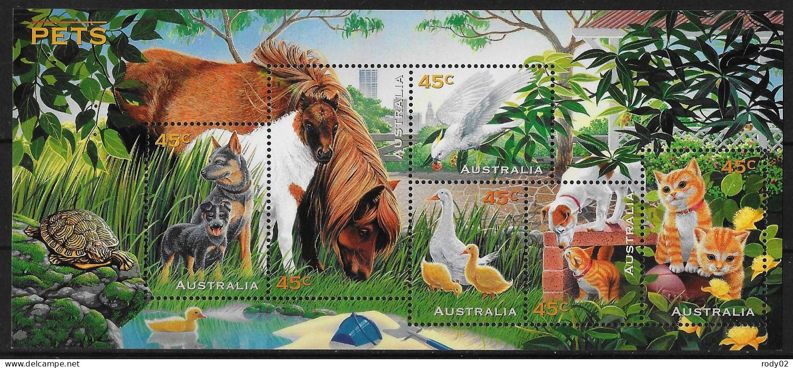 AUSTRALIE - ANIMAUX DE LA FERME - BF 40 - NEUF** MNH - Hoftiere