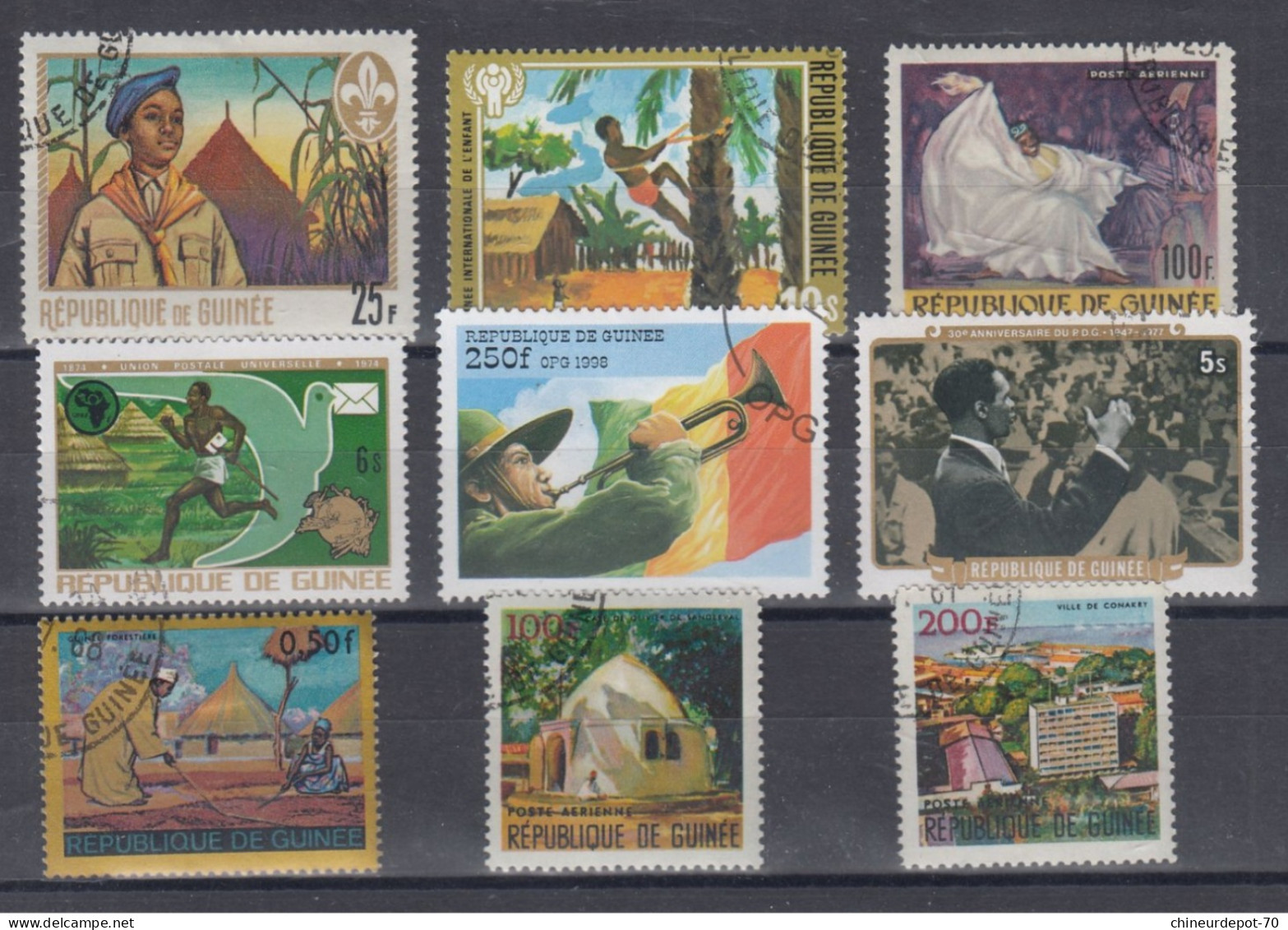 TIMBRES REPUBLIQUE DE GUINEE - Guinée (1958-...)