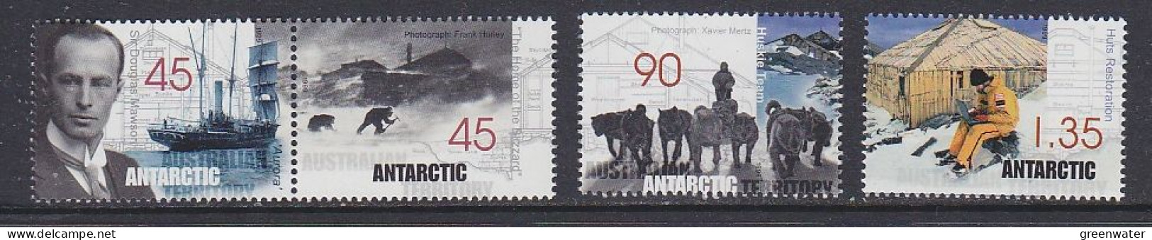 AAT 1999 Mawson's Hut Restoration 4v ** Mnh (59643A) ROCK BOTTOM - Neufs